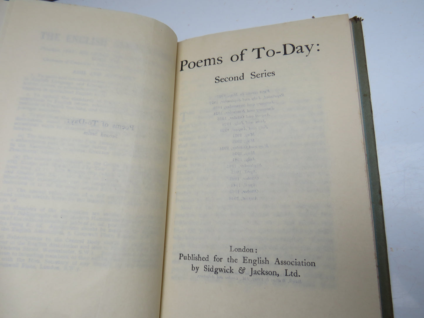 Poems of To-Day: Second Series 1946