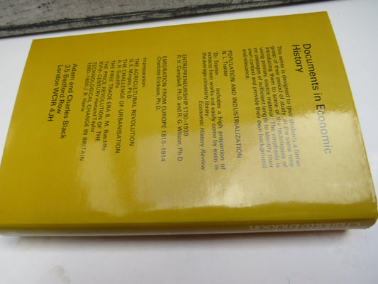 Emigration From Europe 1815-1914 Select Documents Edited By Charlotte Erickson 1976