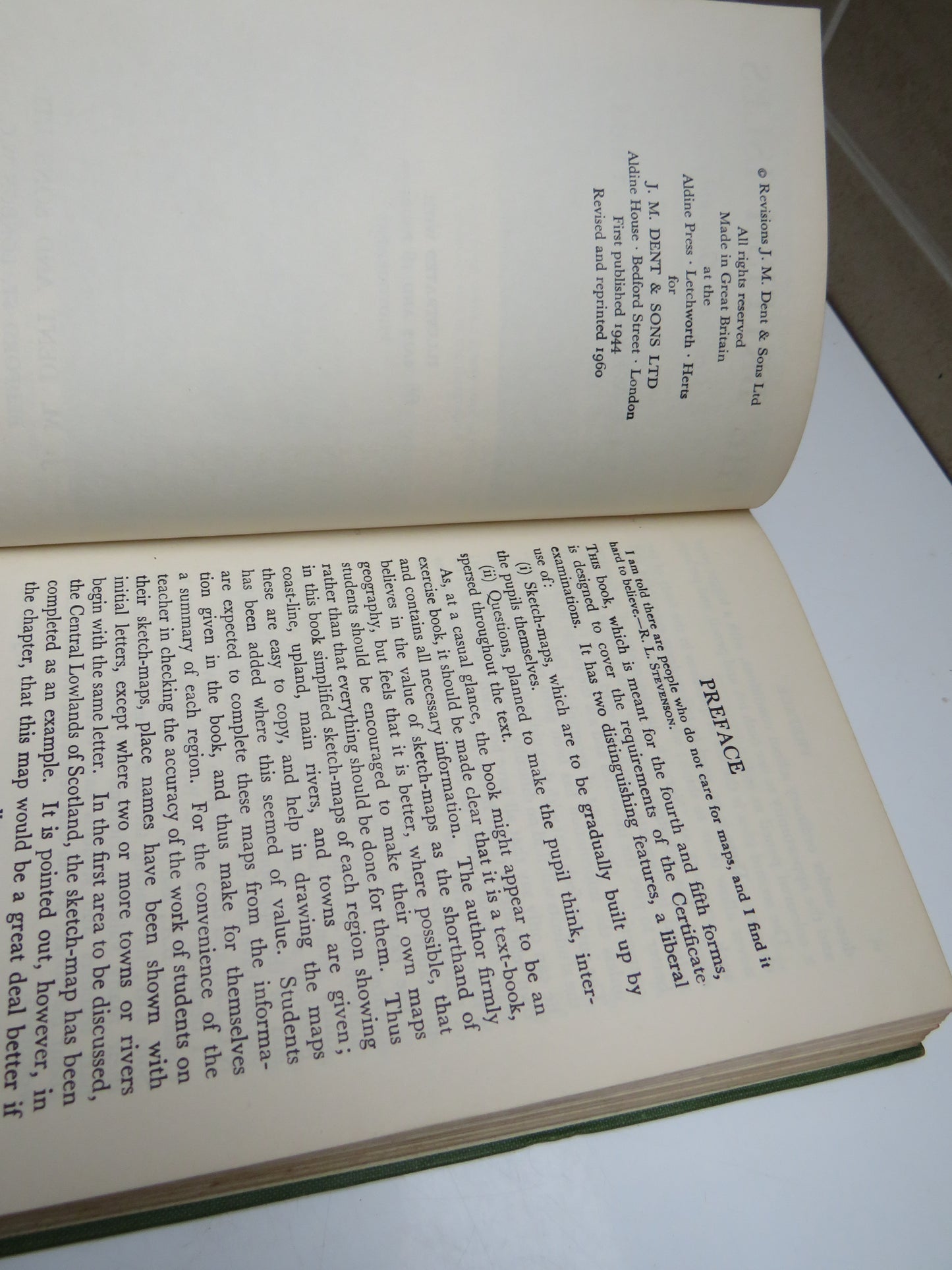 The British Isles A Certificate Geography by S.J.B Whybrow 1960