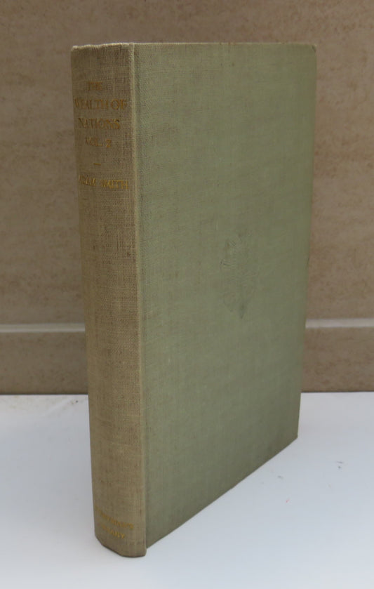 The Wealth of Nations Volume 2 by Adam Smith, 1938