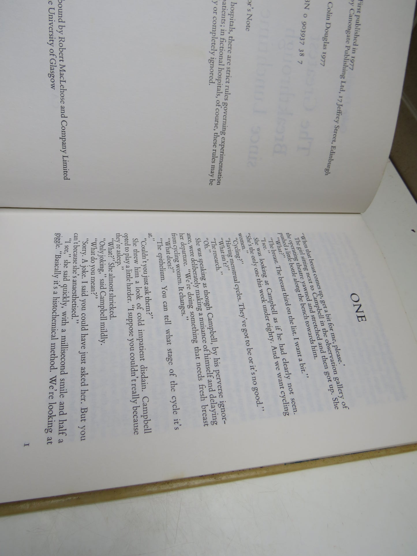 The Greatest Breakthrough Since Lunchtime By Colin Douglas 1977
