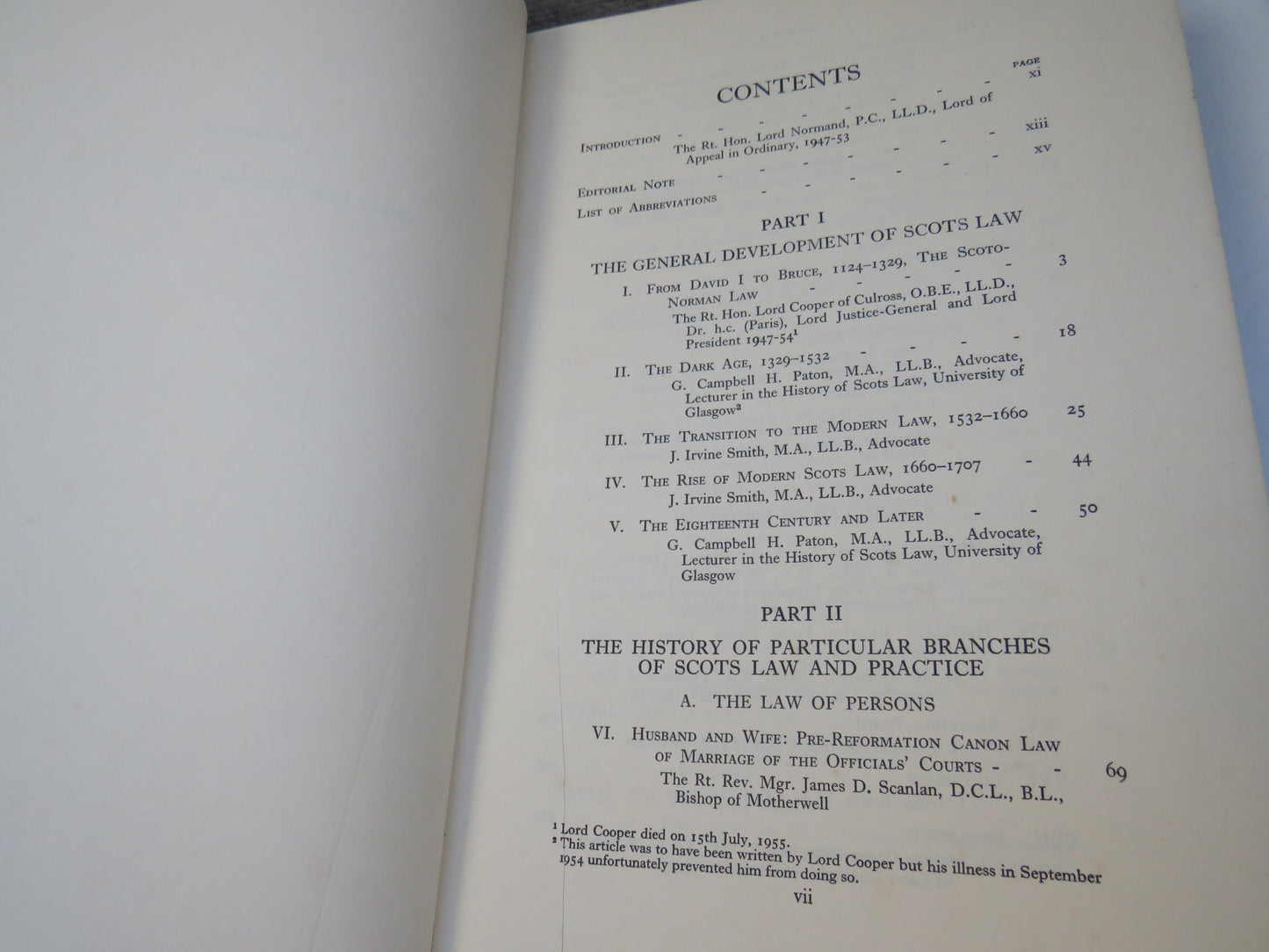An Introduction To Scottish Legal History By Various Authors The Stair Society 1958