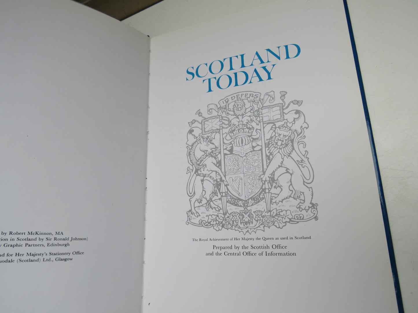 Scotland Today 1974 Vintage Book