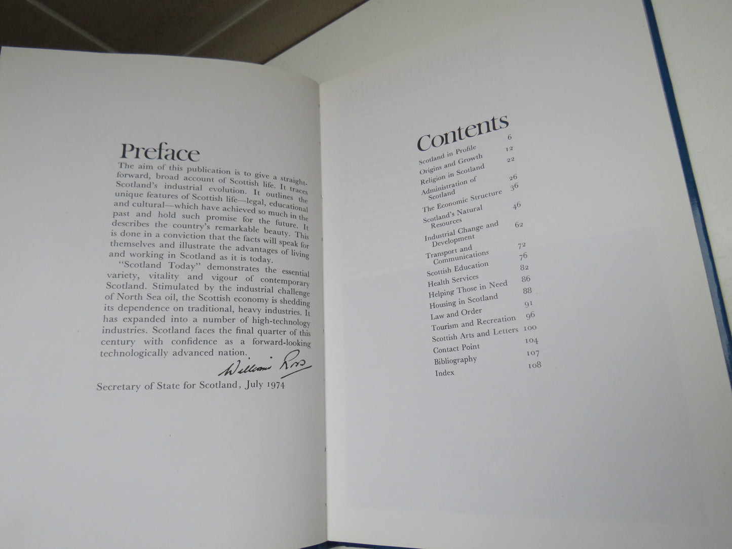 Scotland Today 1974 Vintage Book