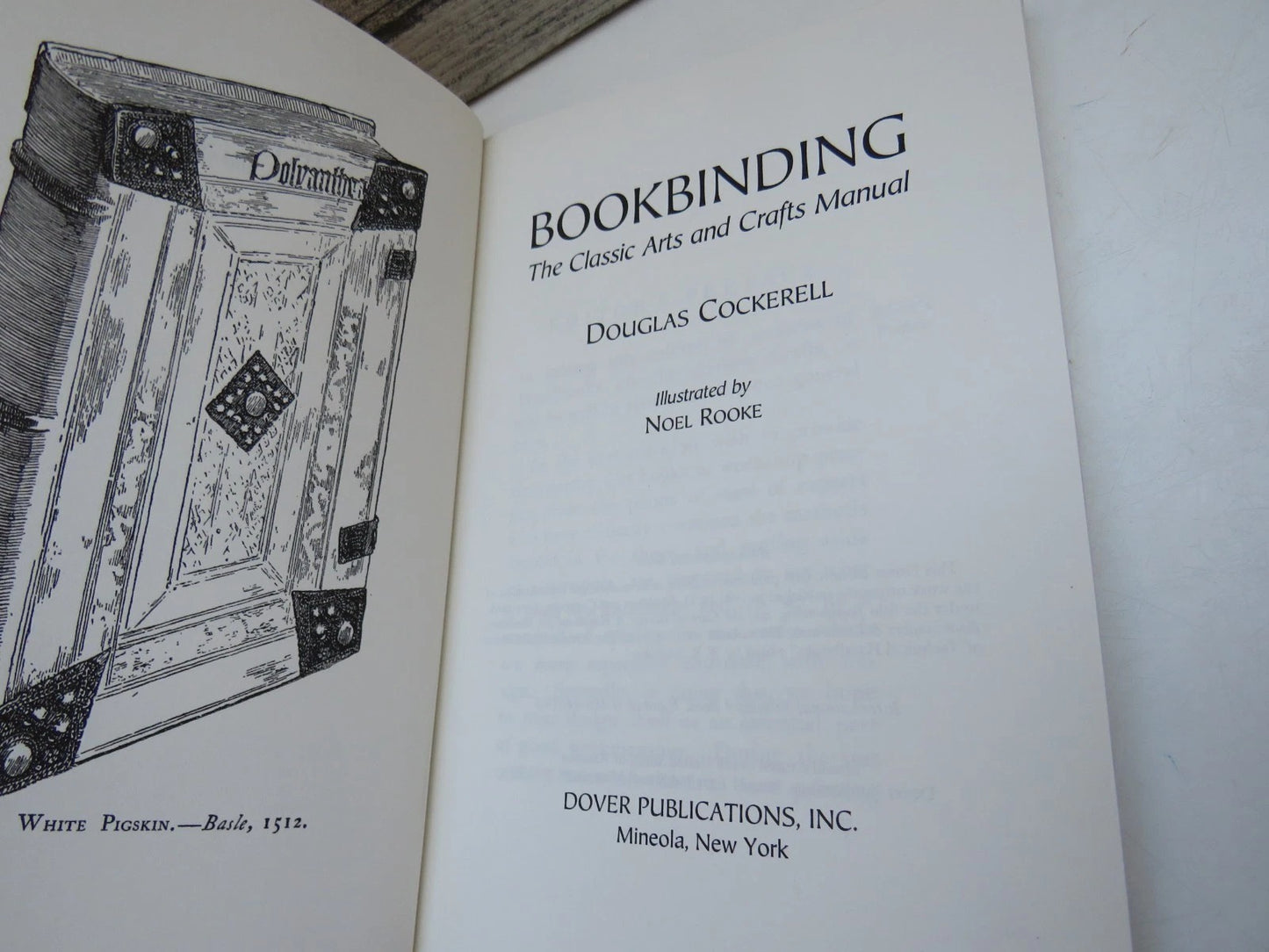 Bookbinding: The Classic Arts and Crafts Manual by Douglas Cockerell, Book Image 3