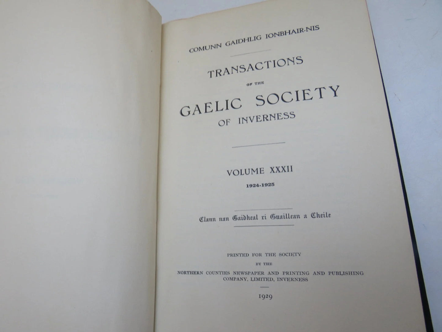 Transactions of the Gaelic Society of Inverness Vols XXX & XXXII, Book Image 6
