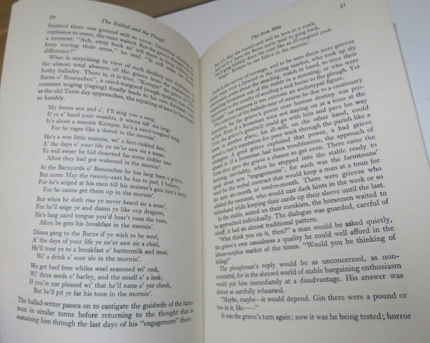 The Ballad and The Plough A Portrait Of The Life Of The Old Scottish Farmtouns By David Kerr Cameron 1978