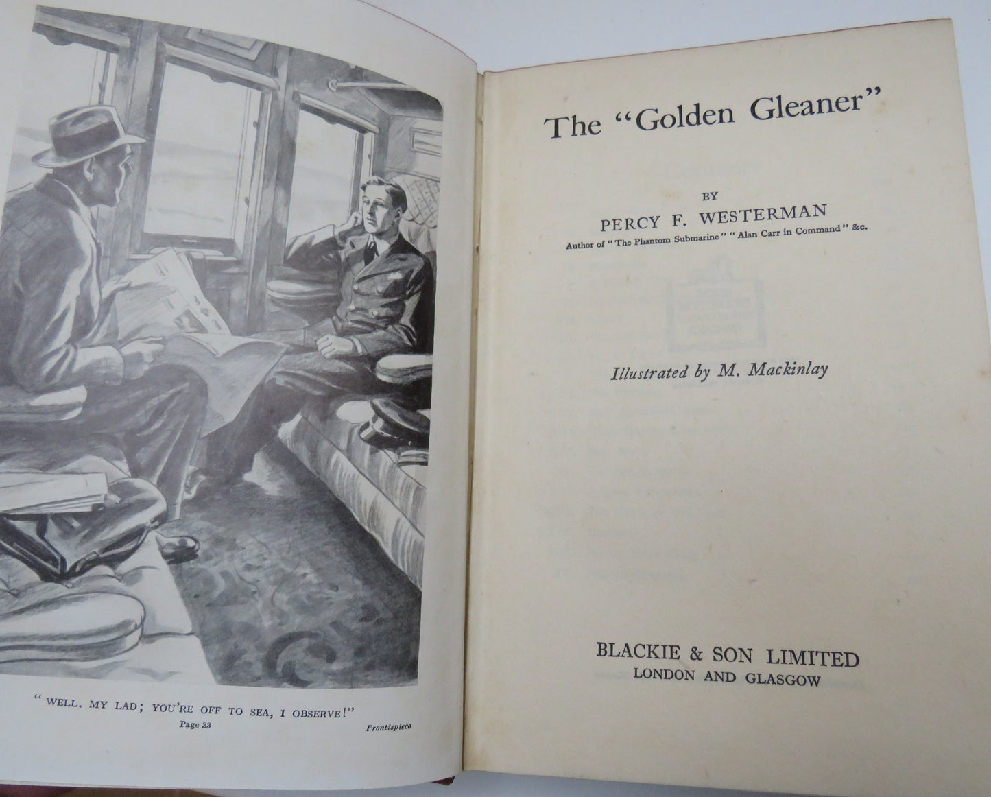 The Golden Gleaner By Percy F. Westerman