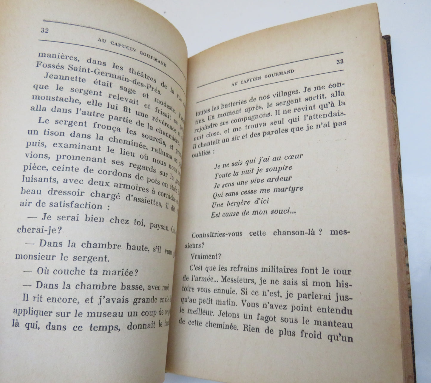 Au Capucin Gourmand By Henri Beraud 1925 Antique French Book