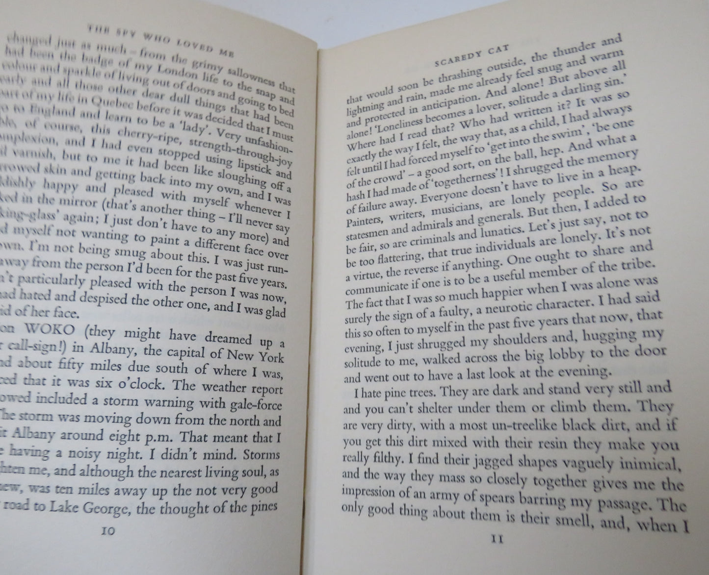 The Spy Who Loved Me By Ian Fleming 1962 Book Club Edition