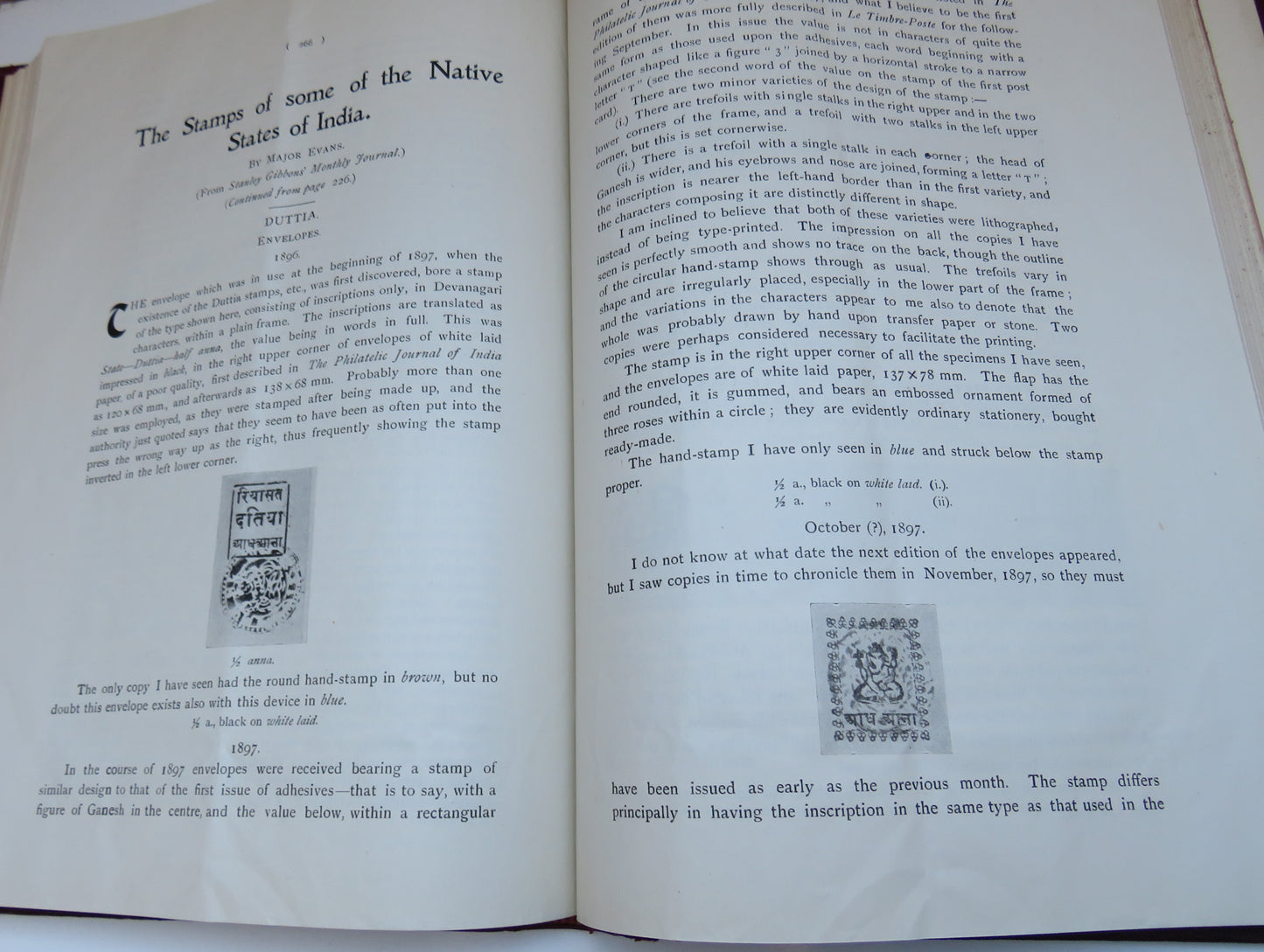The Philatelic Journal Of India Vol IV 1900 - The Monthly Journal Of The Philatelic Society Of India