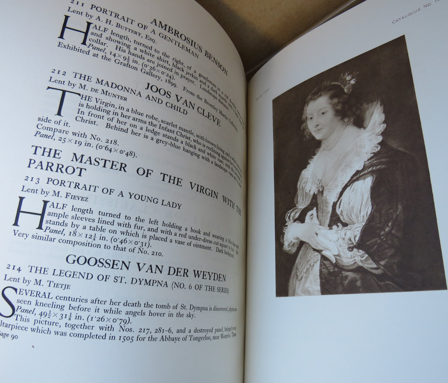 Catalogue Of The Loan Exhibition Of Flemish & Belgian Art Burlington House London 1927 A Memorial Volume