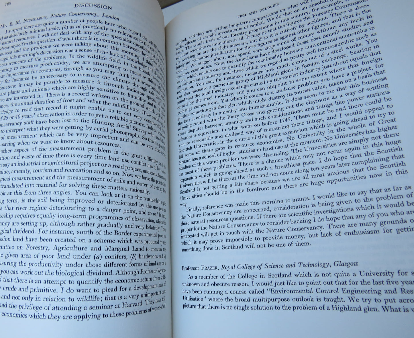 Natural Resources In Scotland Symposium At The Royal Society Of Edinburgh 1960