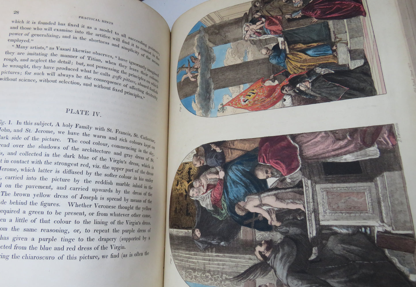 Practical Hints On Composition In Painting, Light and Shade in Painting, Colour In Painting, An Essay On The Education Of The Eye By John Burnet 1827