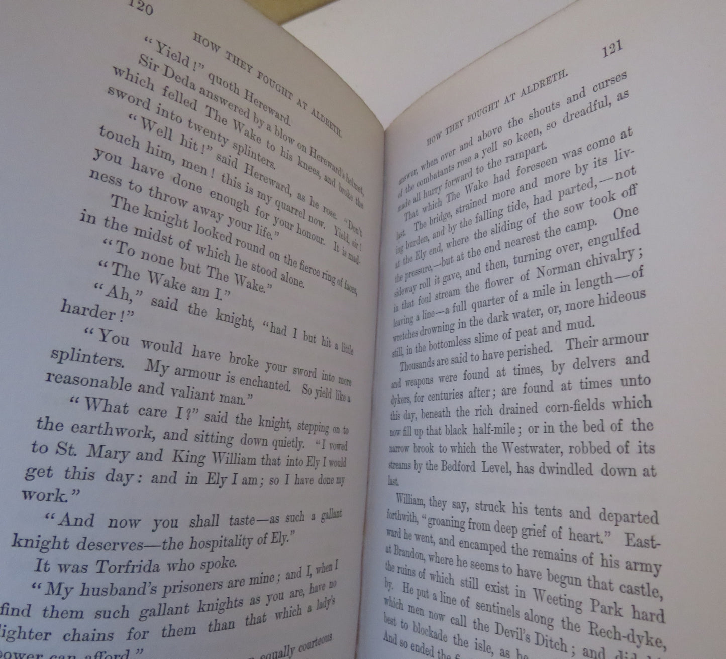 Hereward The Wake "Last Of The English" By Charles Kingsley Volume 1 & II 1881