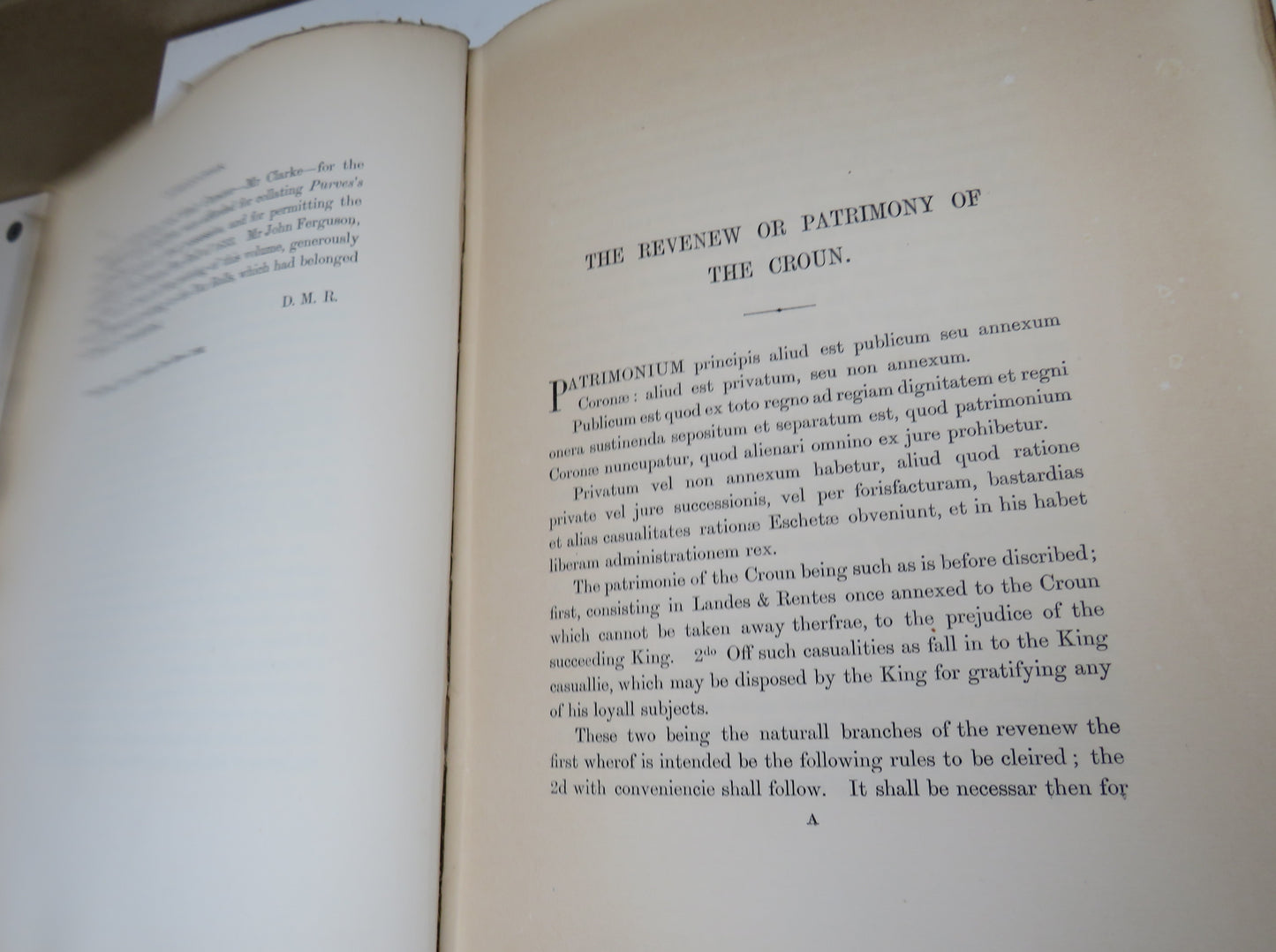Revenue Of The Scottish Crown, 1681 By Sir William Purves 1897