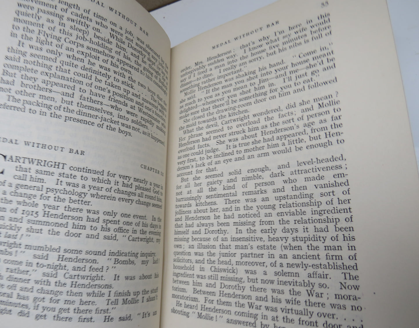 Medal Without Bar By Richard Blaker 1930