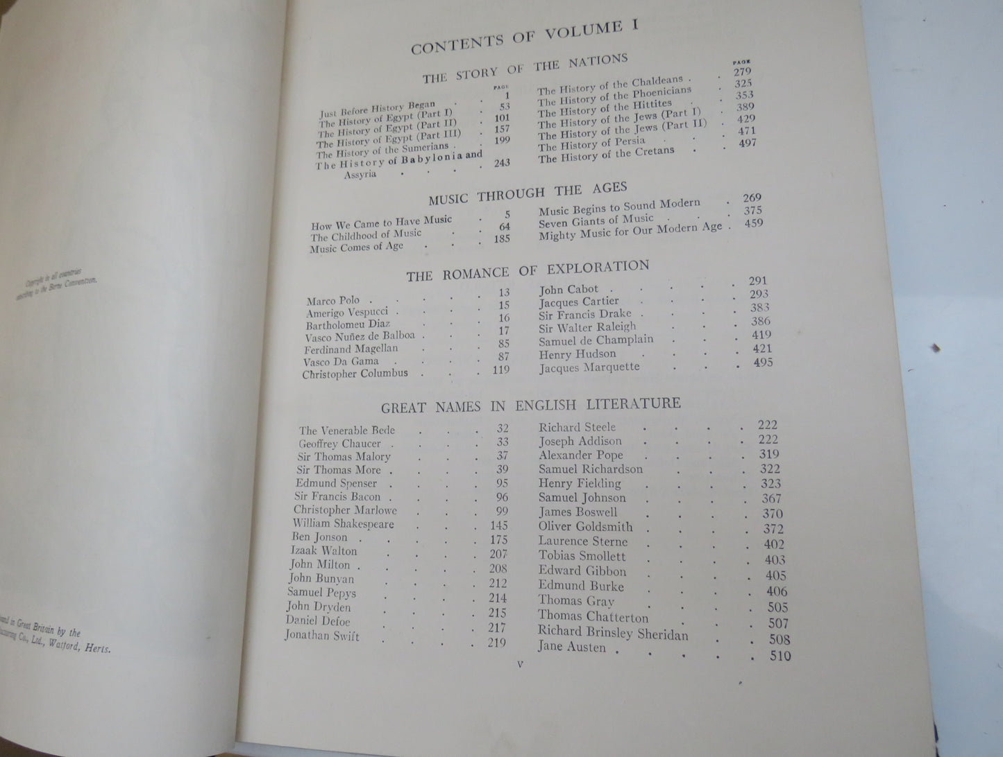 The Wonderland Of Knowledge An Up To Date Illustrated Encylopedia Volume I