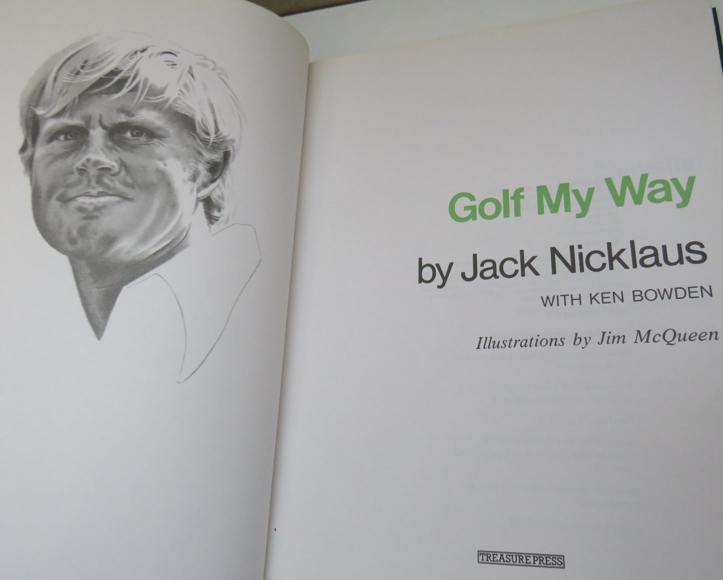 Golf My Way By Jack Nicklaus With Ken Bowden 1990
