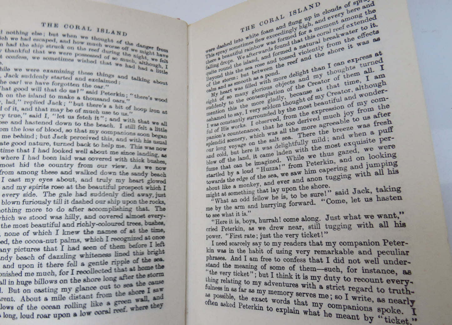 The Coral Island By R.M. Ballantyne