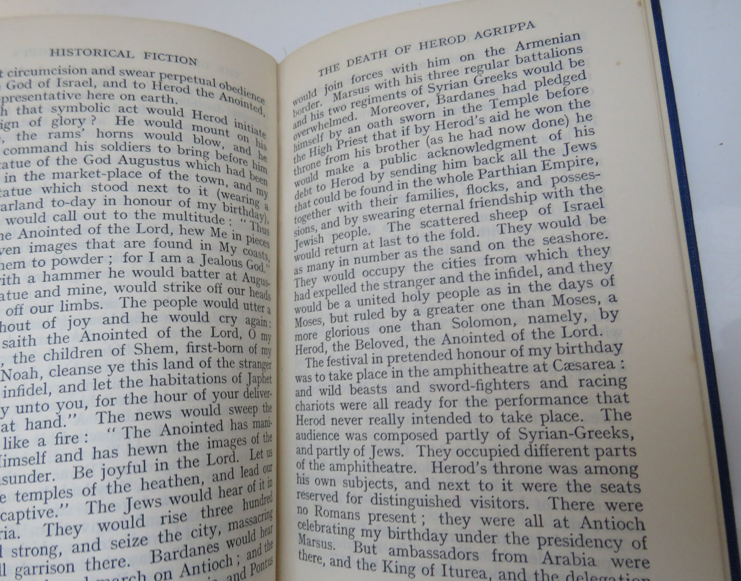 An Anthology Of Modern Historical Fiction Edited By F.J. Tickner 1939