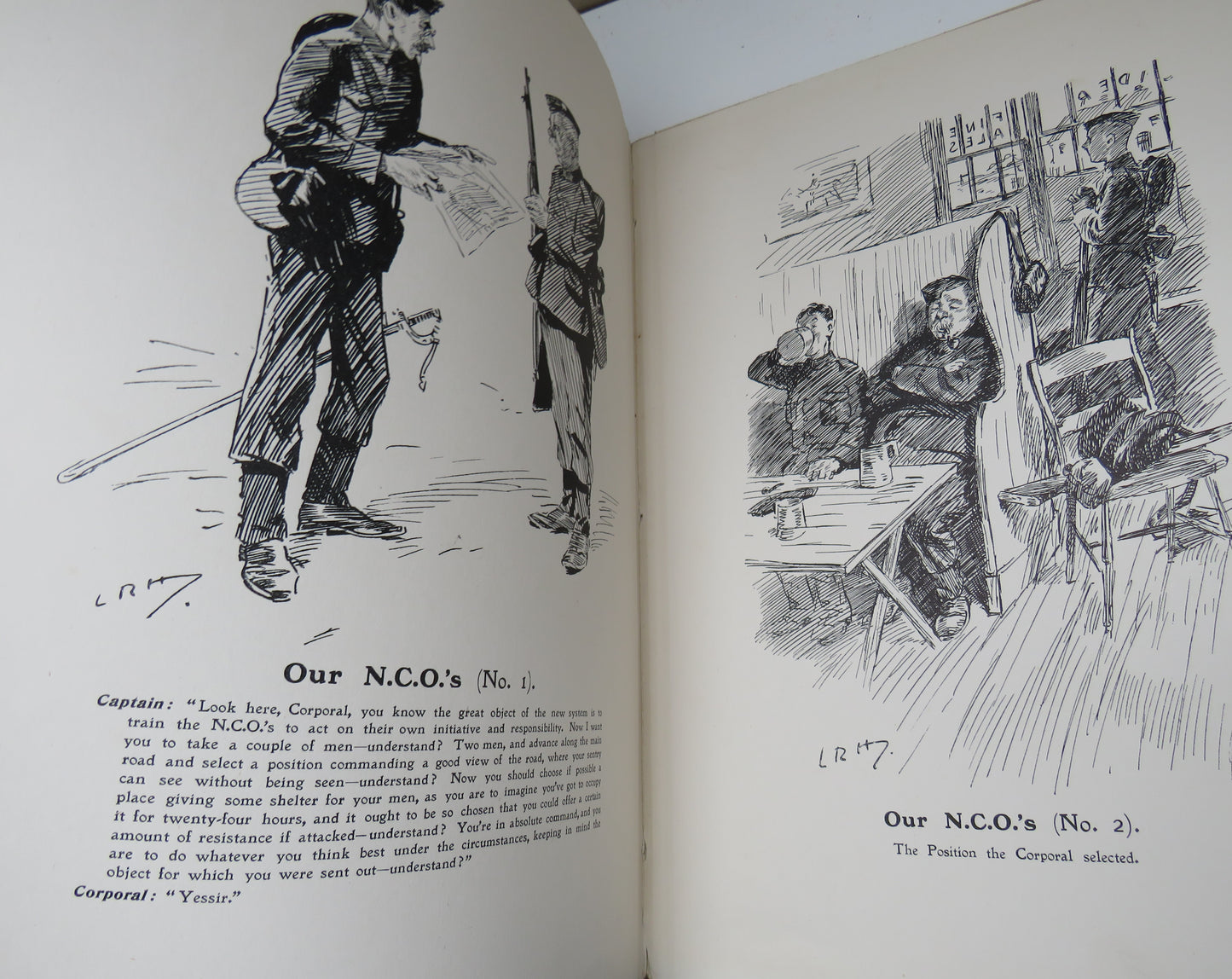 Our Battalion Being Some Slight Impressions Of His Majesty's Auxiliary Forces In Camp and Elsewhere By L.Raven-Hill 1902