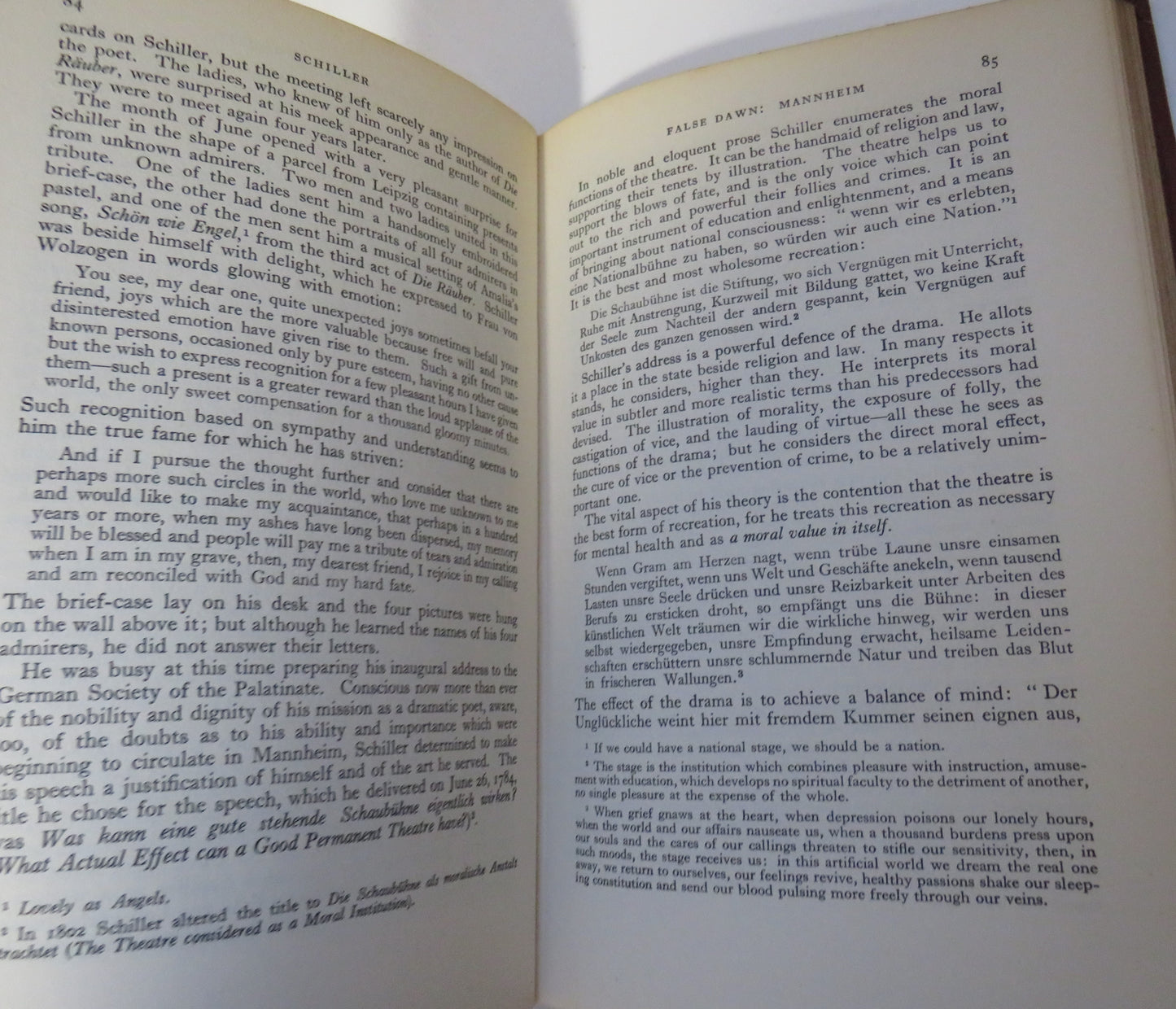 Schiller By H.B. Garland 1949 1st Edition