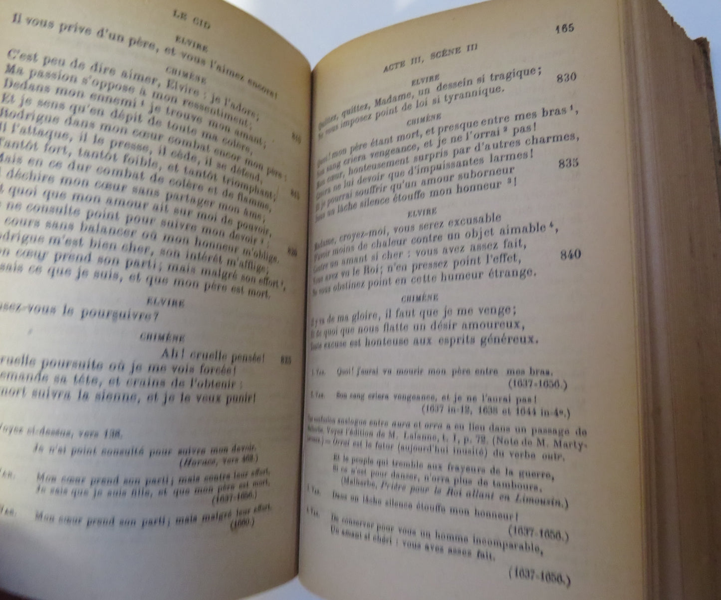 Theatre Choisi De Corneille Le Cid, Horace, Cinna Polyeucte, Le Menreur, Nicomede