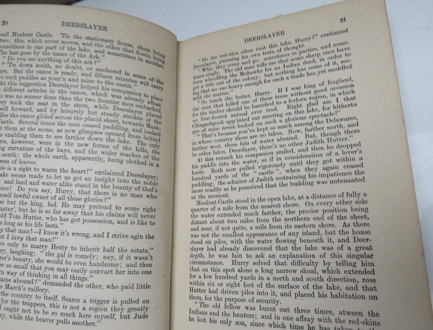 Deerslayer Or, The First War-Path A Tale By J.Fenimore Cooper
