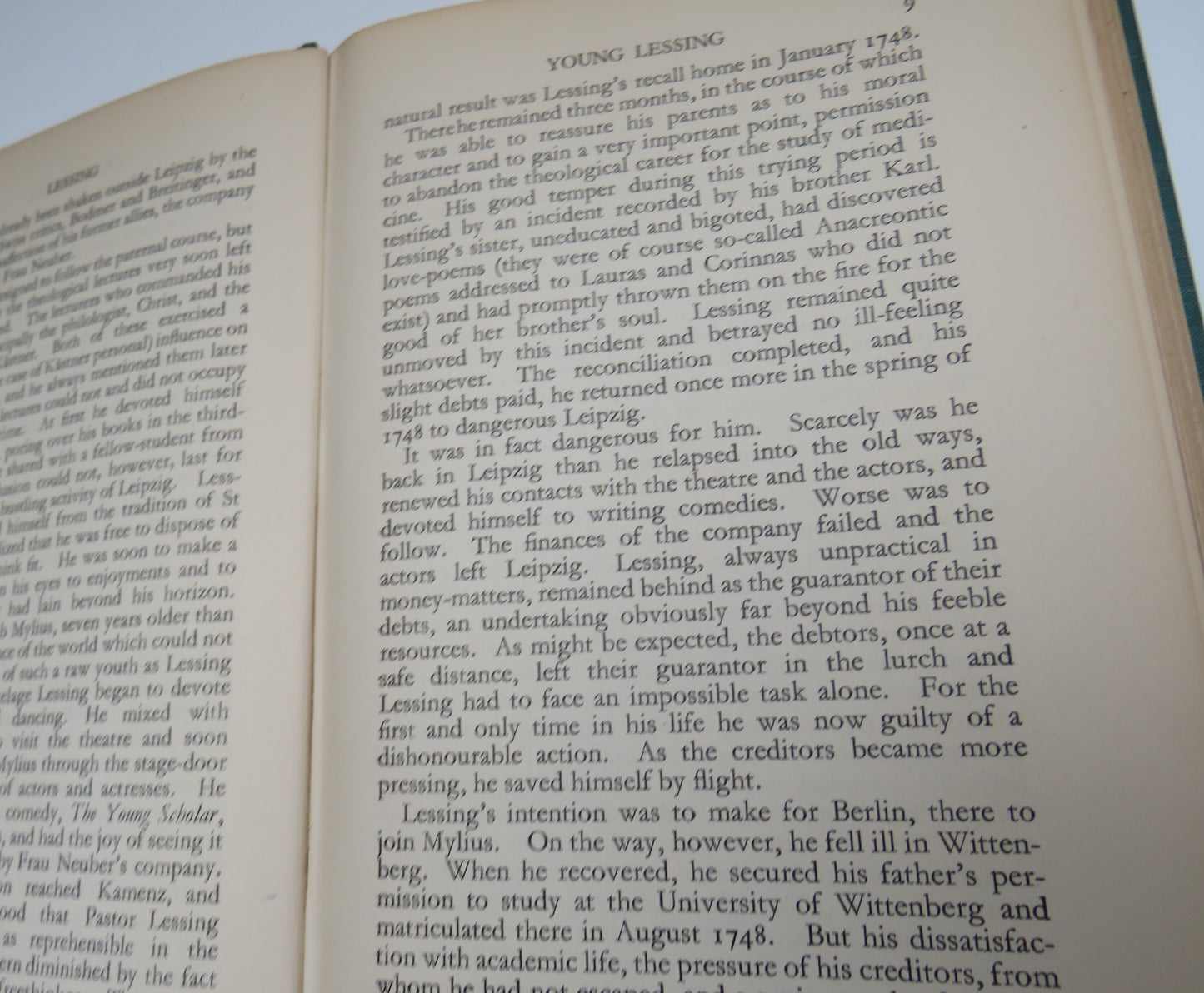 Lessing The Founder Of Modern German Literature By H.B. Garland 1937 1st Edition book image 5