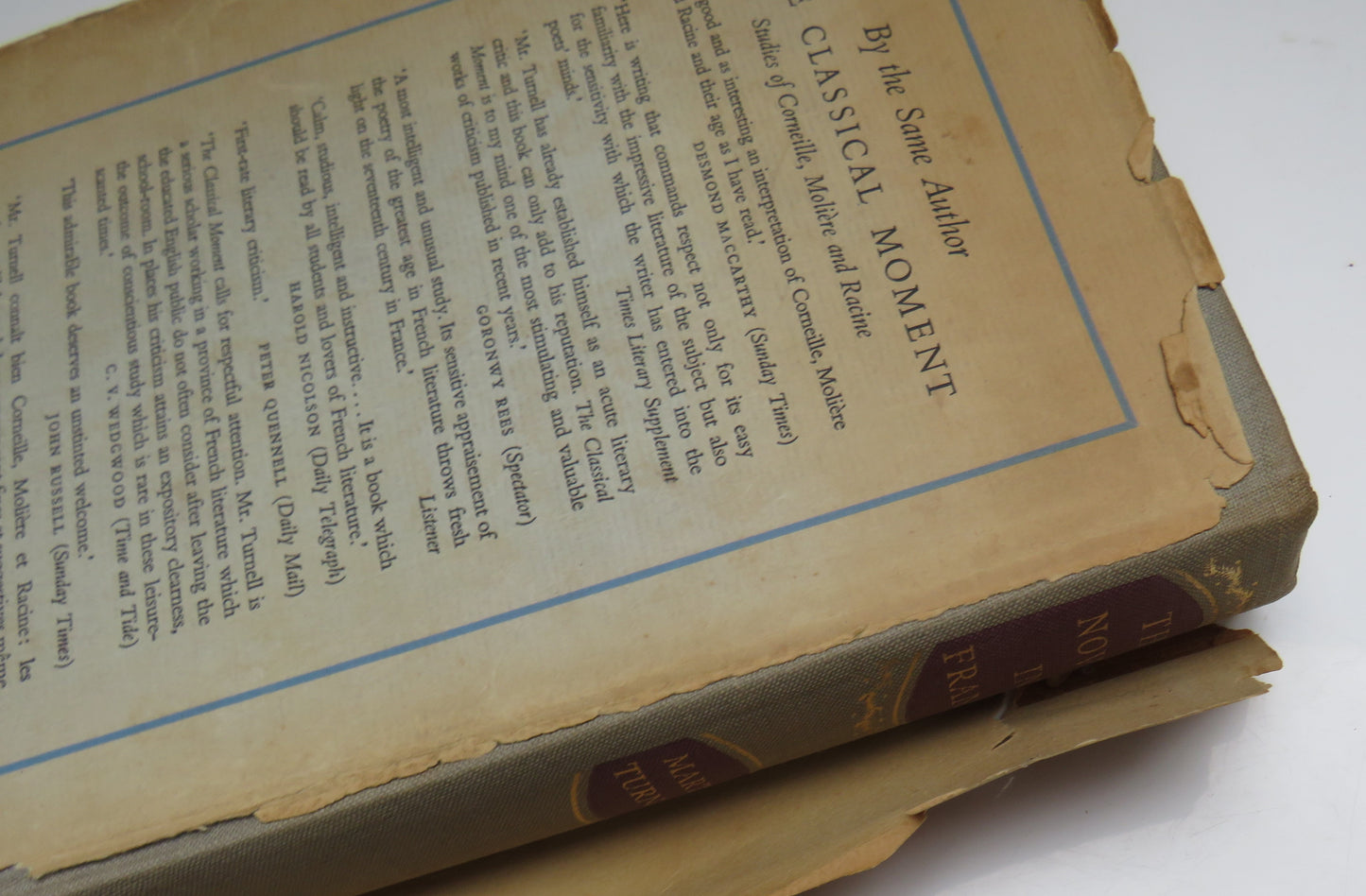 A Novel In France By Martin Turnell 1950 1st Edition