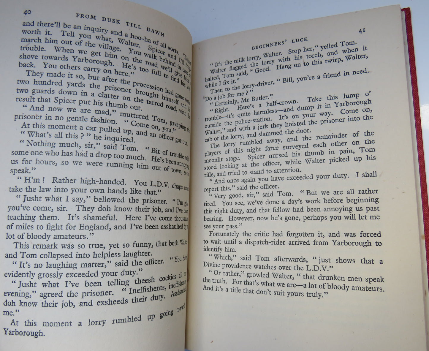 From Dust Till Dawn By A.G. Street 1943