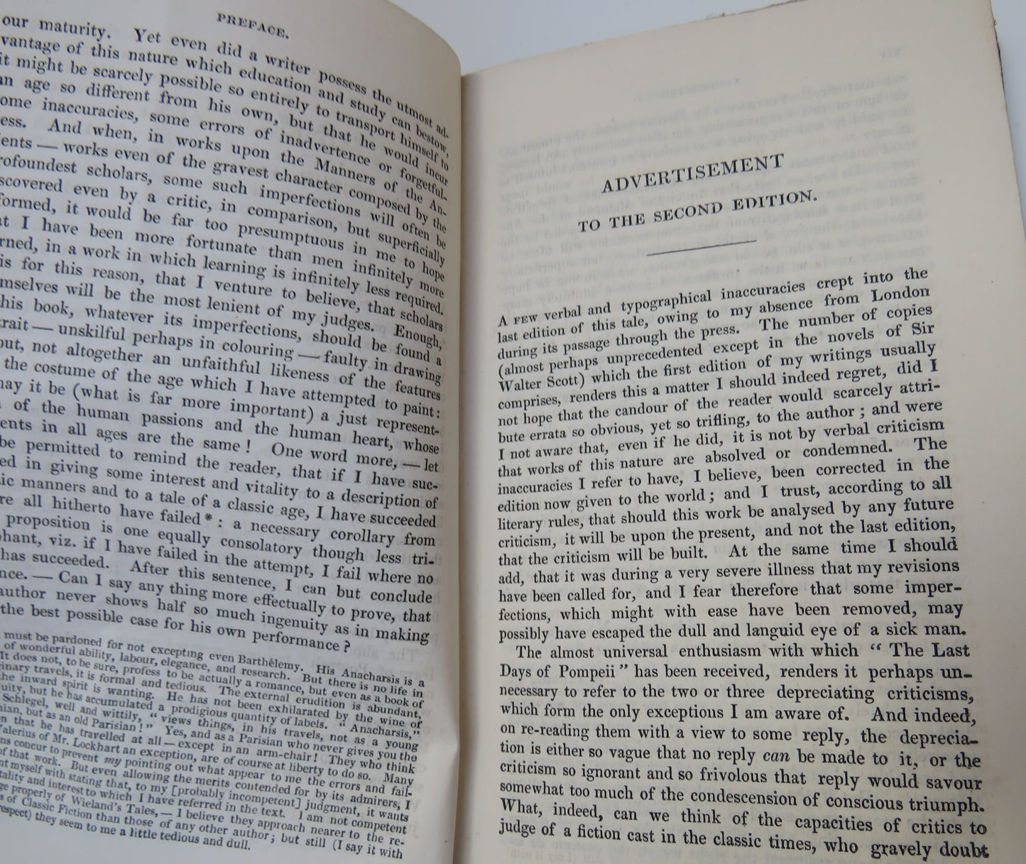The Last Days Of Pompeii By The Author Of Pelham Eugene Aram Paul Clifford 1849