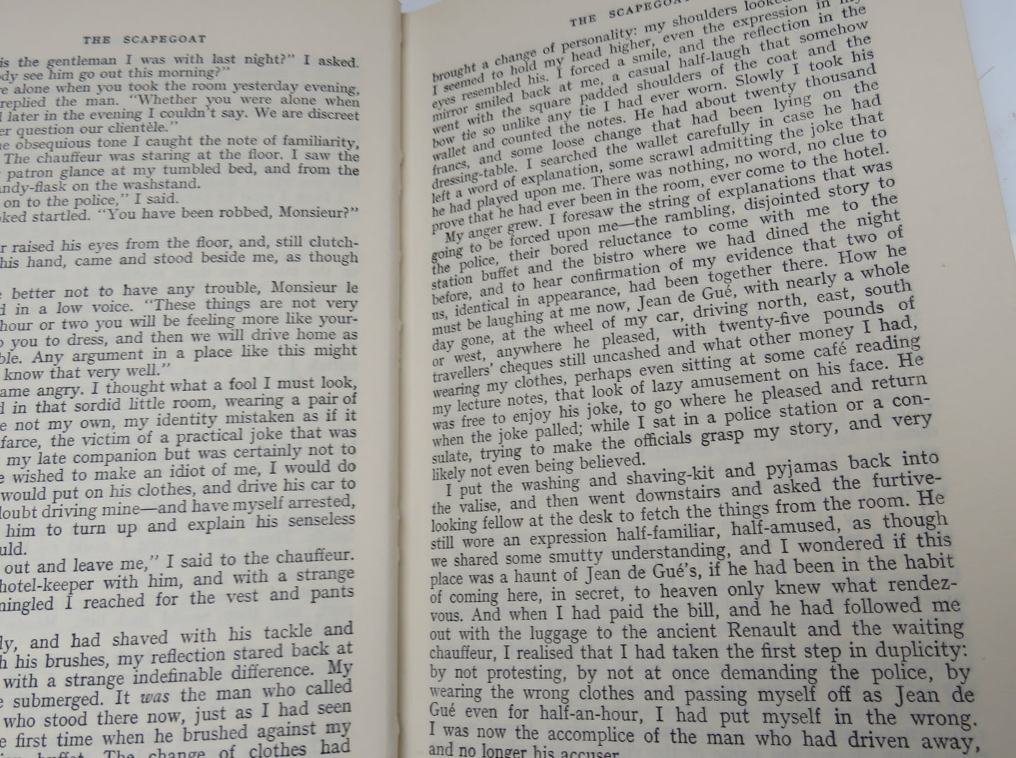 The Scapegoat By Daphne Du Maurier