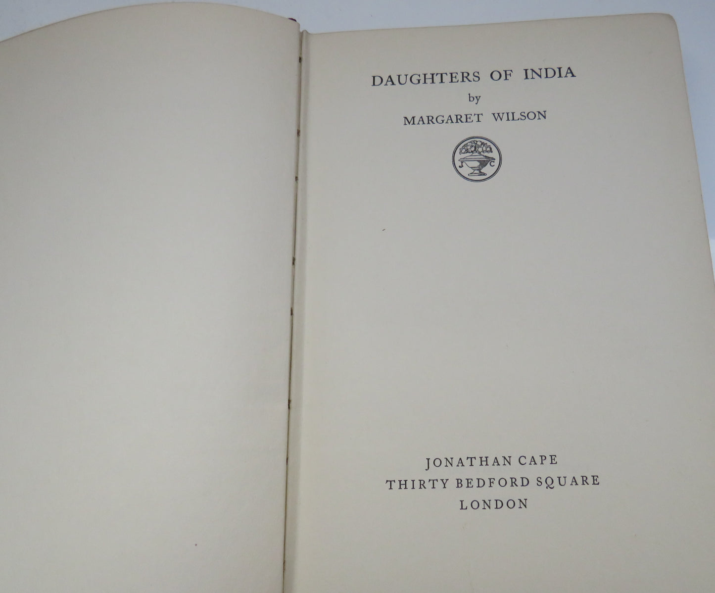 Daughters Of India By Margaret Wilson 1928 1st Edition