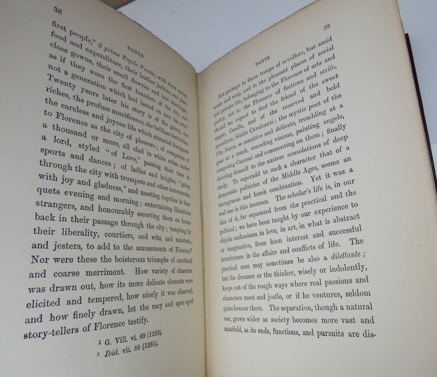 Dante And Other Essays By R.W. Church 1897