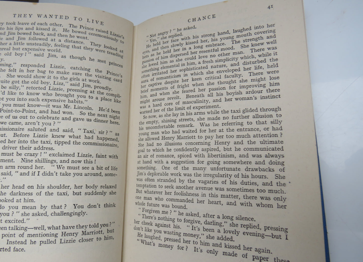 They Wanted To Live By Cecil Roberts