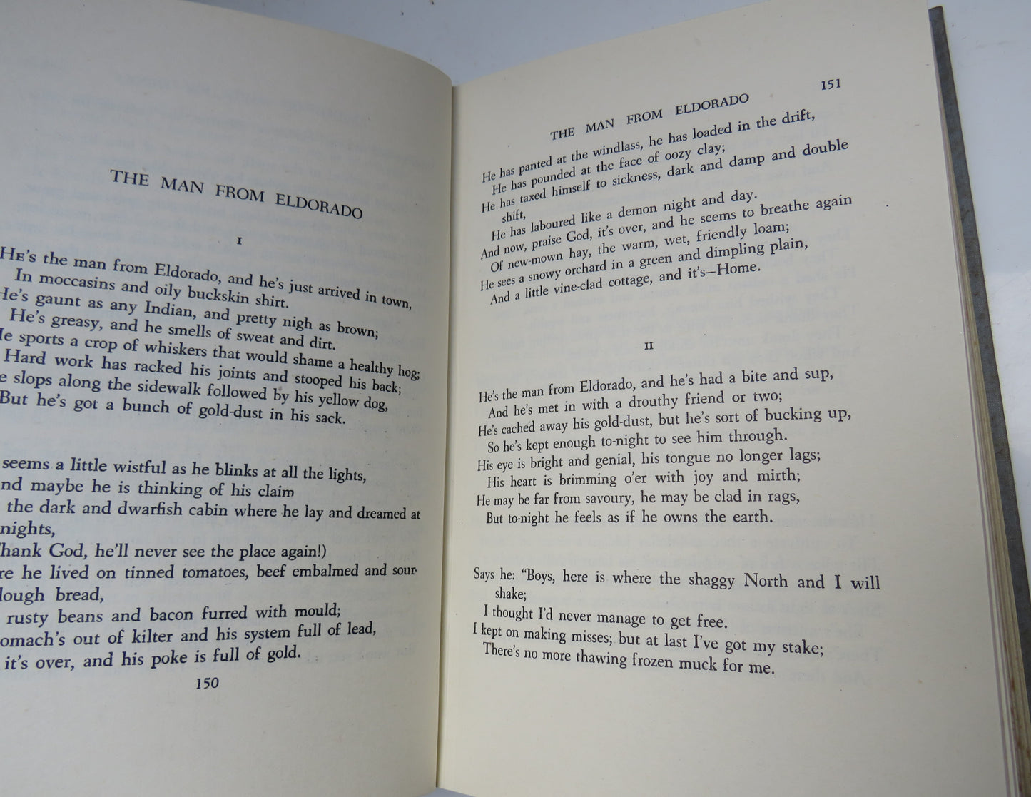 Collected Verse Of Robert Service 1951