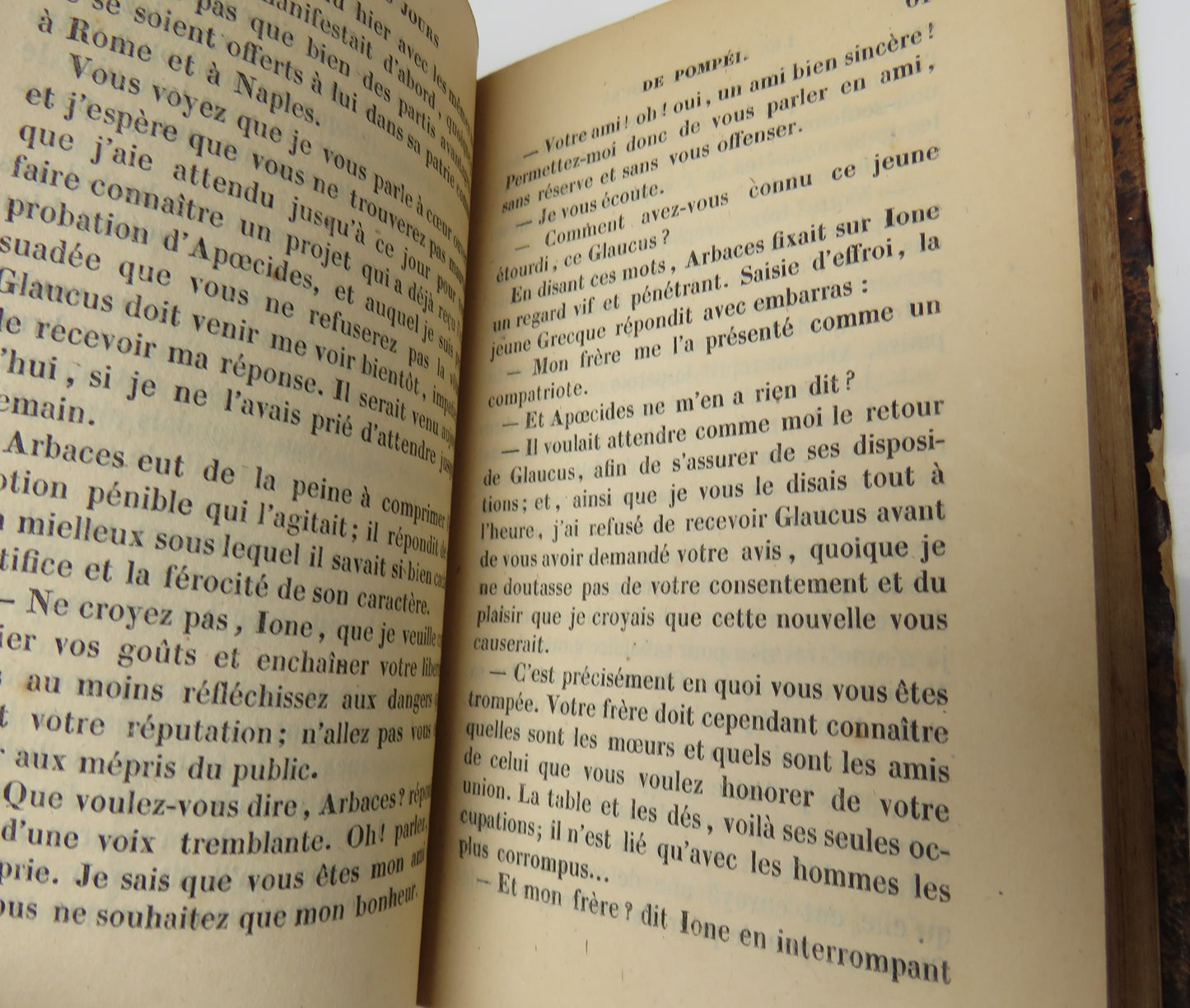 Les Derniers Jours De Pompei Imite De Bulwer 1842 French Book