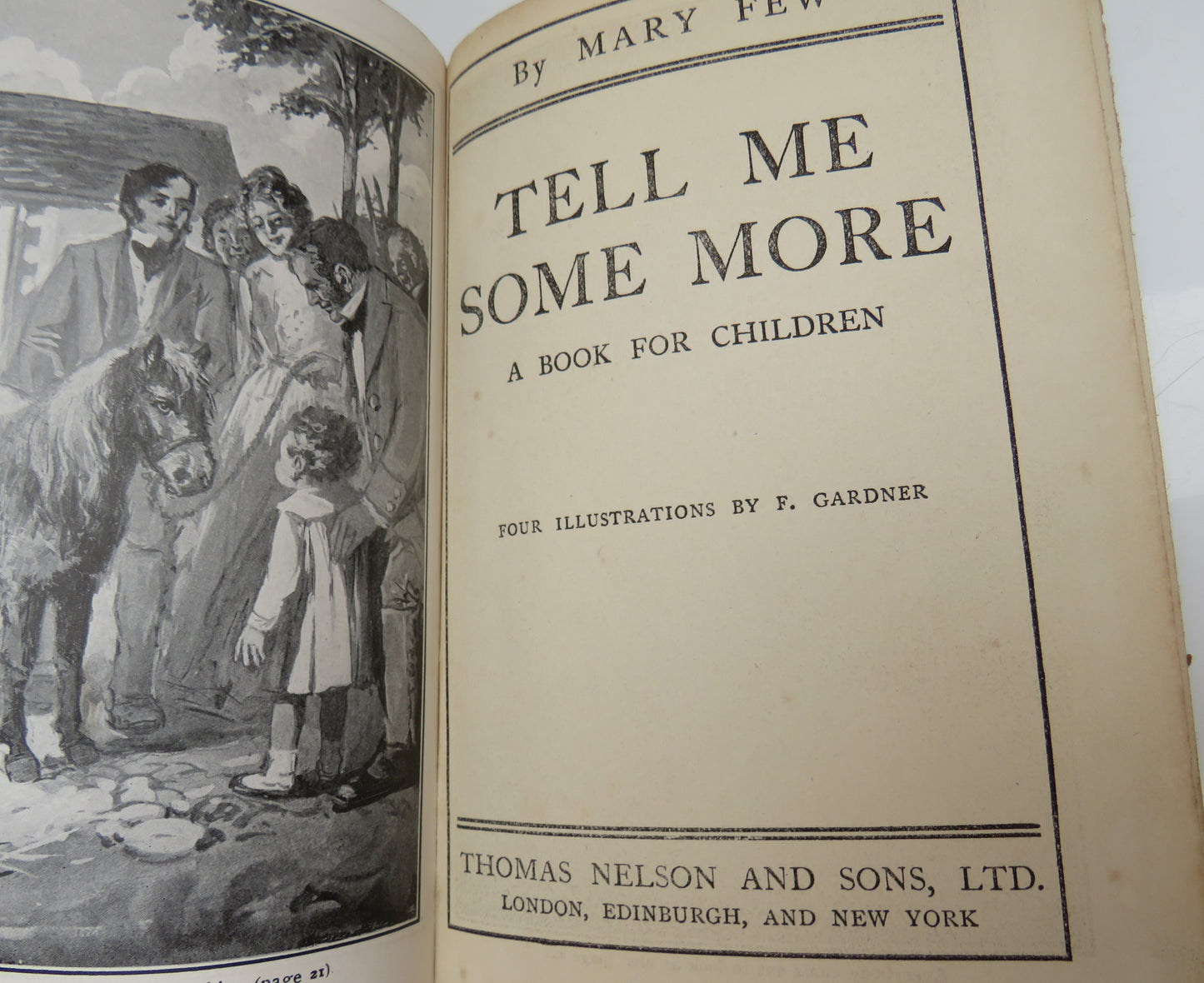 Tell Me Some More A Book For Children By Mary Frew