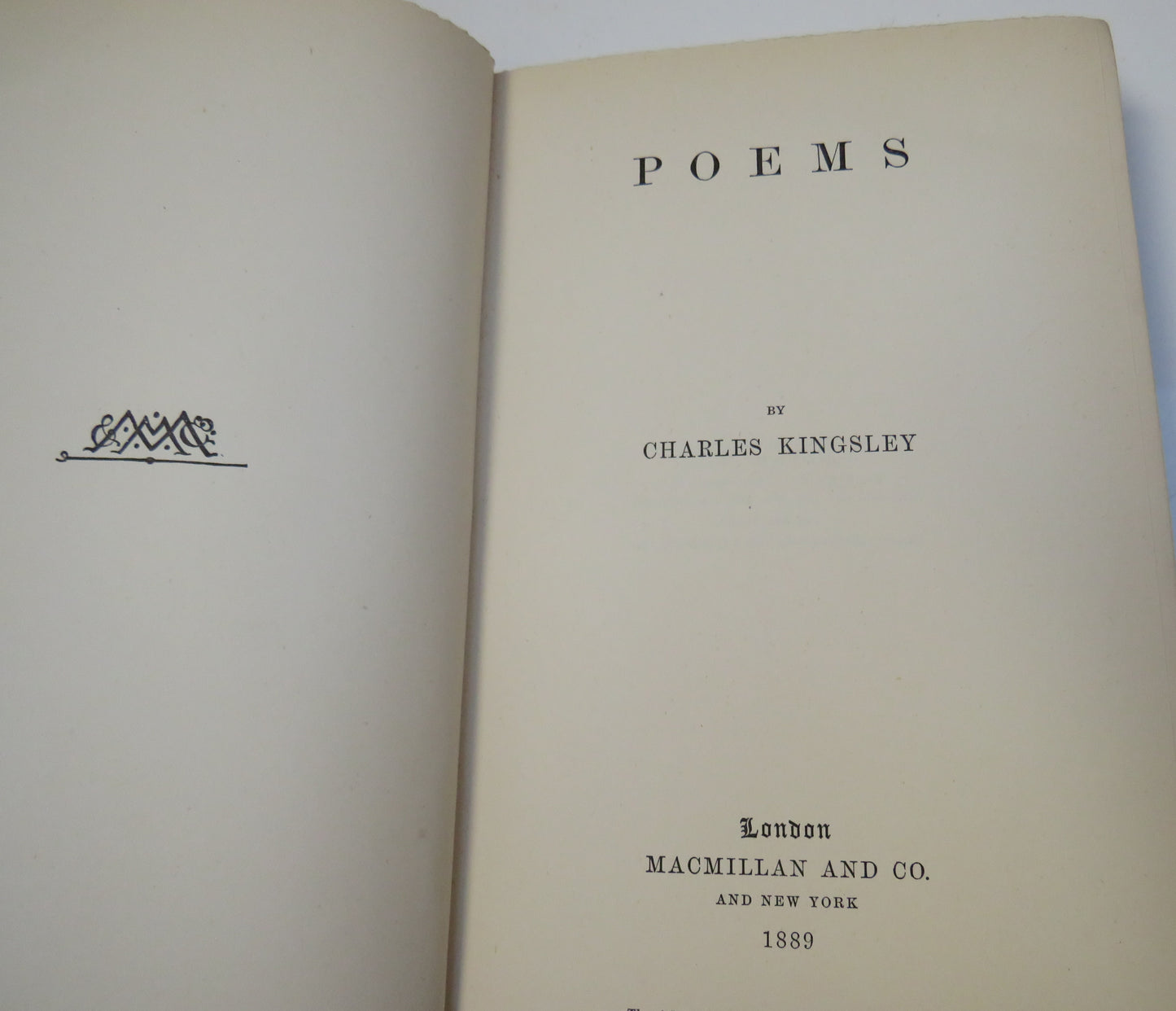 Poems By Charles Kingsley 1889