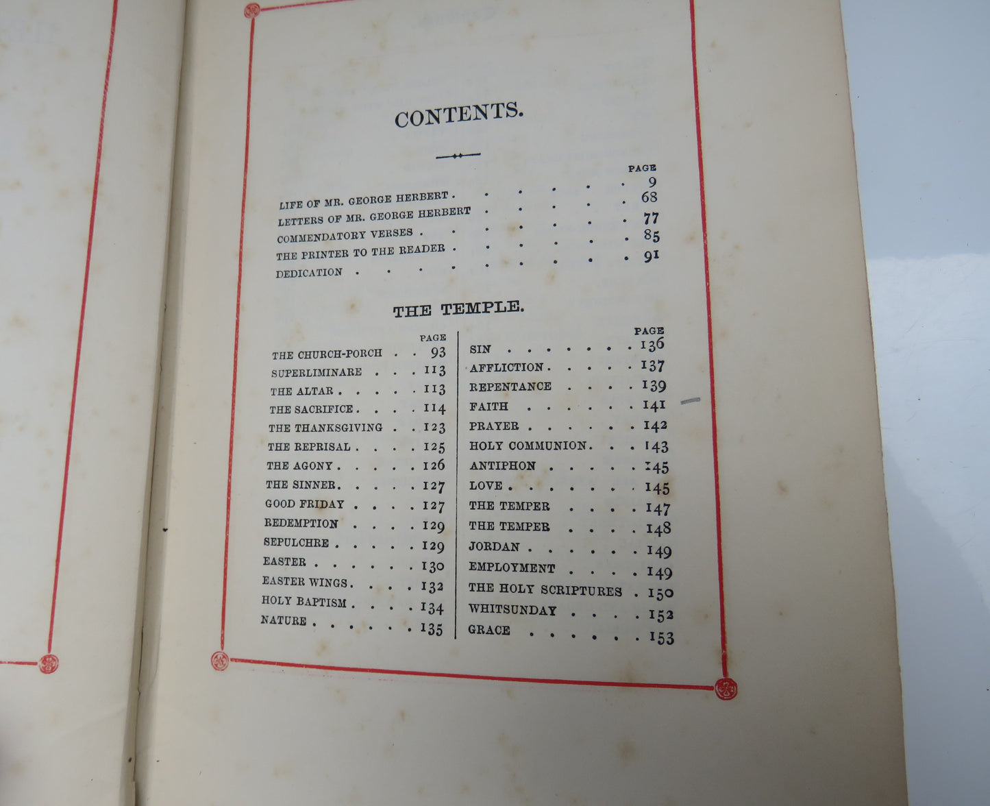 Herbert's Poems A New Edition With The Life Of The Author By Izaak Walton 1903