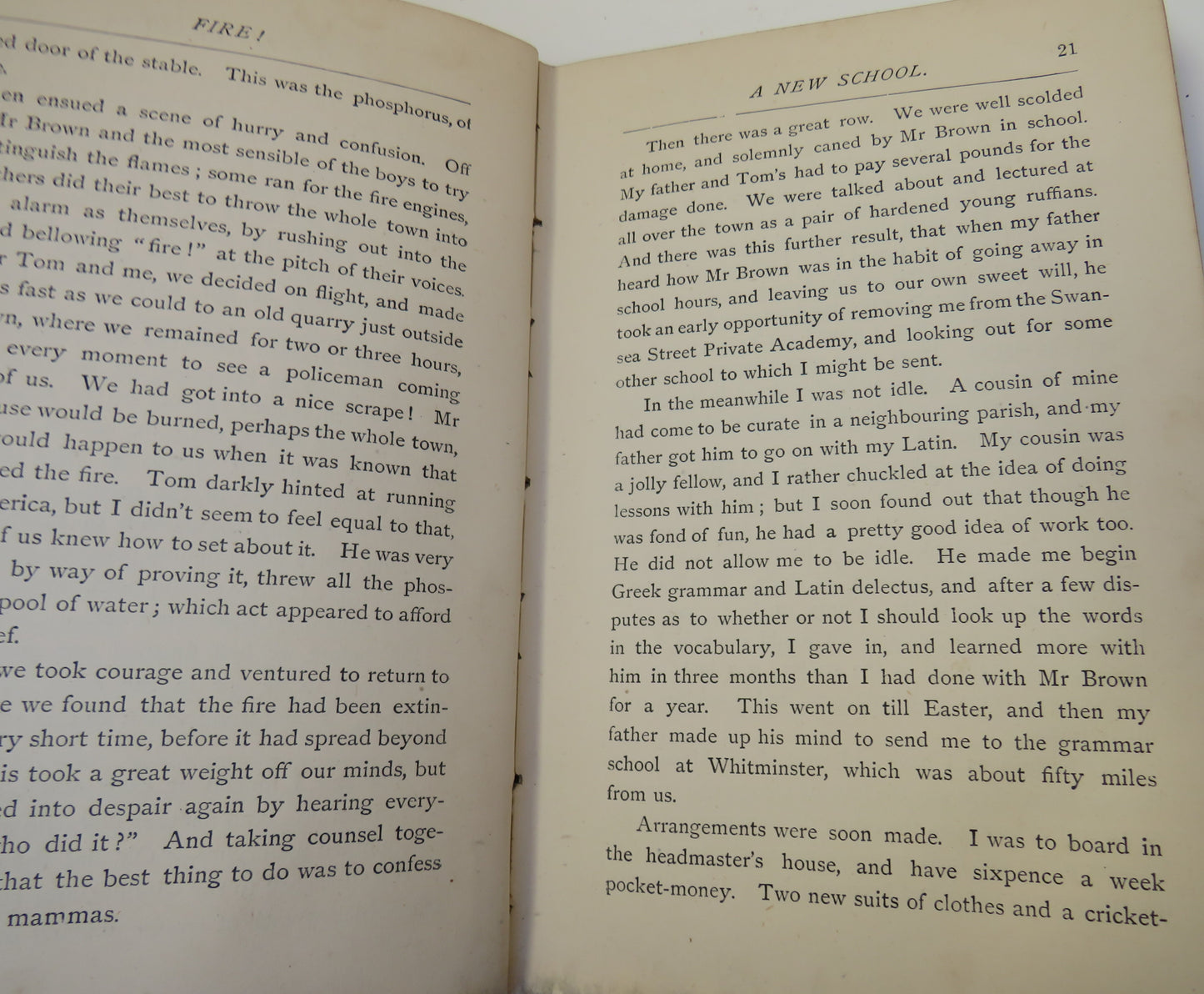 My Schoolboy Friends: A Story Of Whitminster Grammar School By Ascott R. Hope 1887