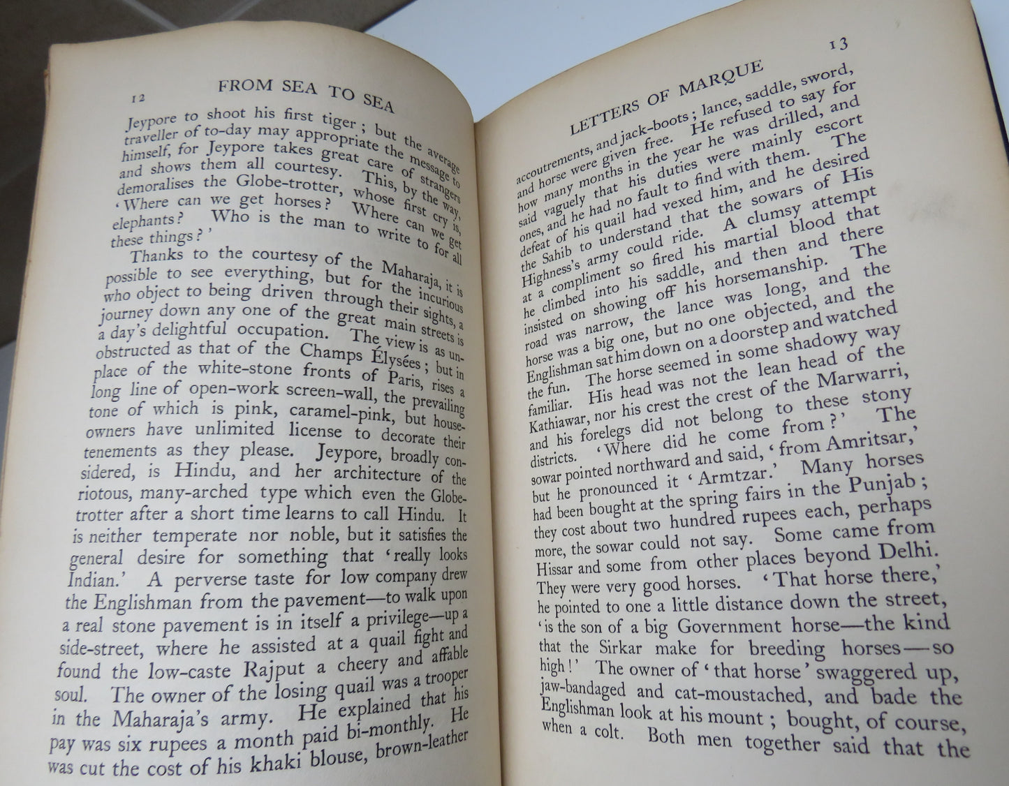 From Sea To Sea And Other Sketches Letters Of Travel By Rudyard Kipling Volume 1