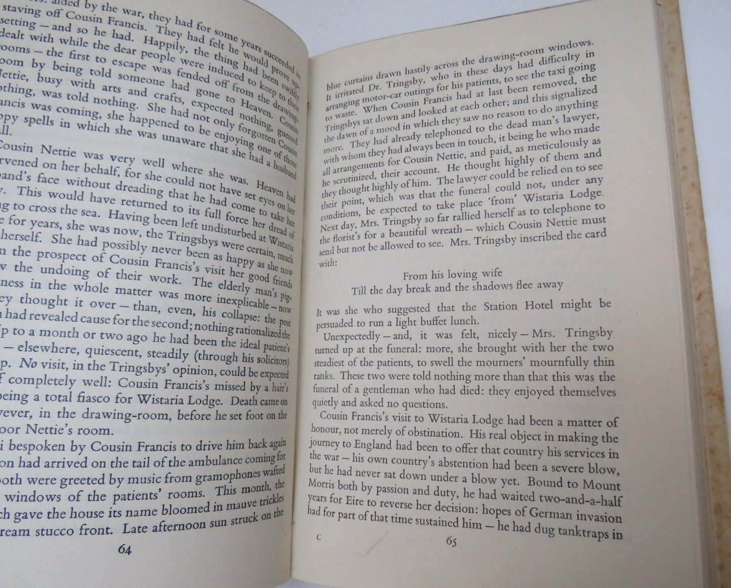 The Heat of the Day by Elizabeth Bowen, 1950,