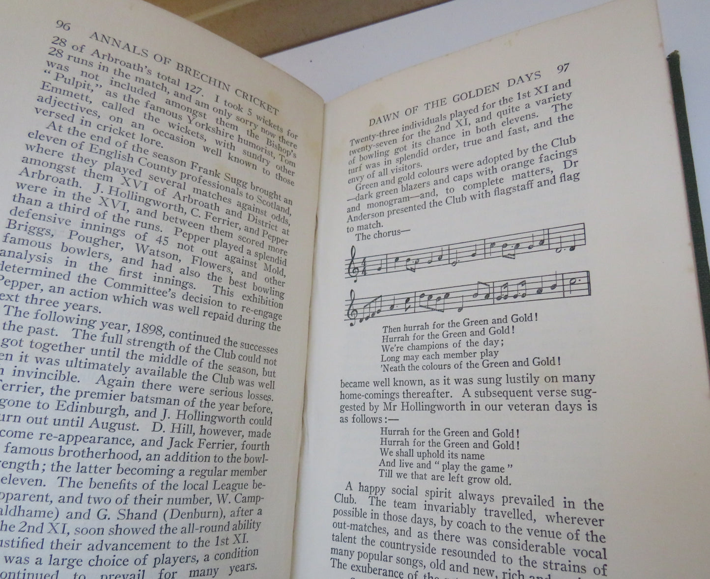 Annals Of Brechin Cricket 1849-1927 By Alfred O'Neil 1927