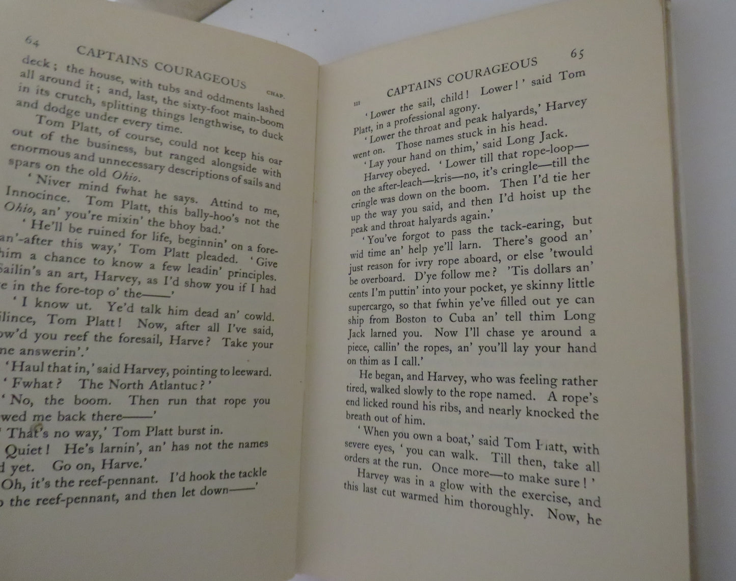 Captains Courageous, A Story of the Grand Banks by Rudyard Kipling 1963