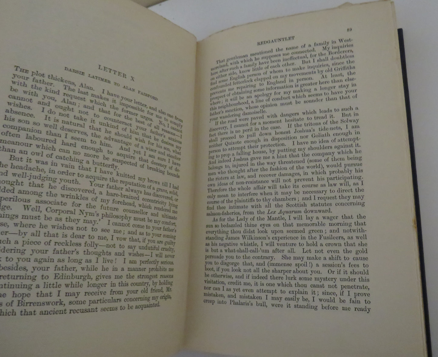 Redgauntlet, A Tale of the Eighteenth Century By Sir Walter Scott 1897