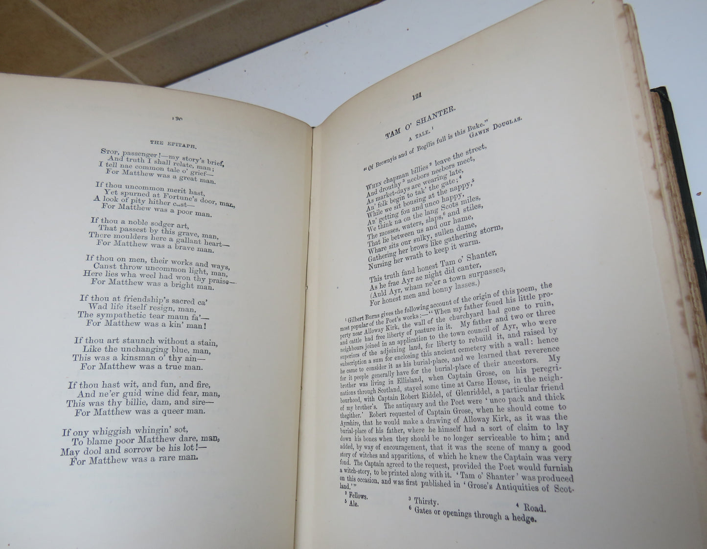 The Poetical Works Of Robert Burns With Glossary, Notes, Memoir etc
