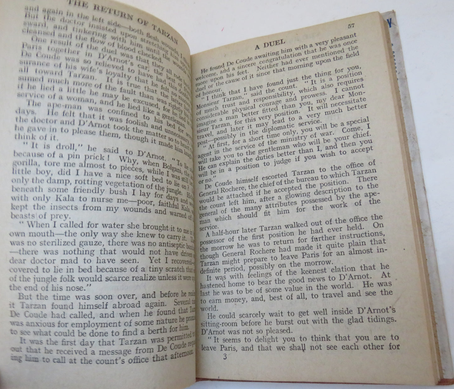 The Return Of Tarzan By Edgar Rice Burroughs 1920